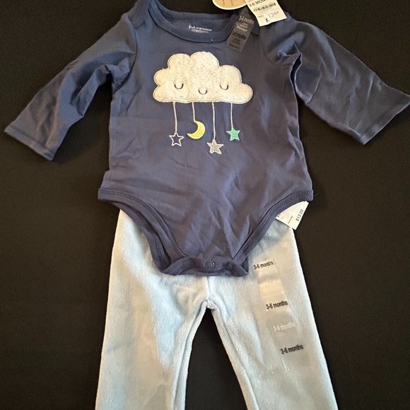 FRIST IMPRESSIONS UNISEX 2-PC SET 3-6 MONTHS - Picture 1 of 8